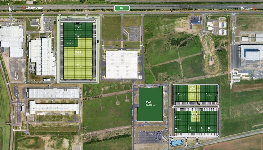 Průmyslová, Bitozeves - Louny | Rent, Industrial park, 60 937 m²