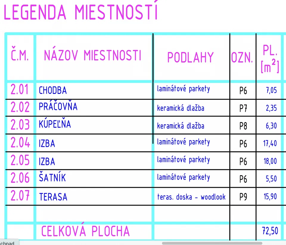 Pôdorys 4