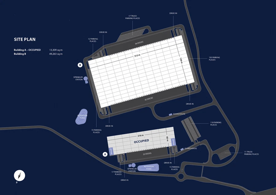 Komenského, Zdice - Beroun | Rent, Industrial park, 12 600 m²