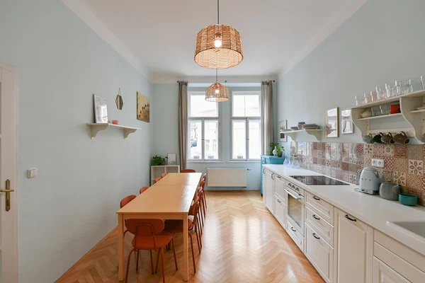 Kubelíkova, Žižkov - Prague 3 | Rent, Apartment, One-bedroom (2+1), 83 m²