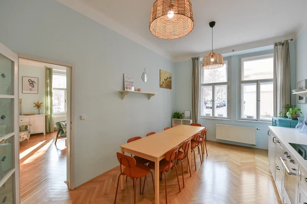 Kubelíkova, Žižkov - Prague 3 | Rent, Apartment, One-bedroom (2+1), 83 m²